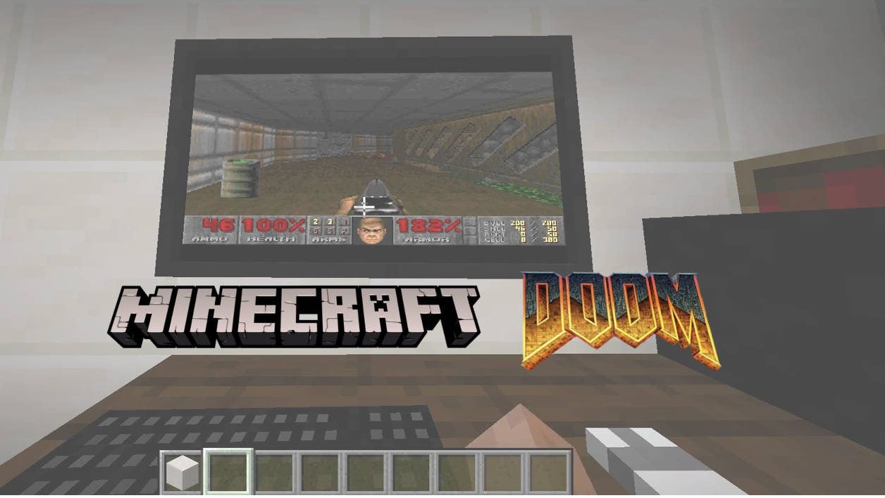 Ils construisent un PC sous Windows 95 dans Minecraft pour faire