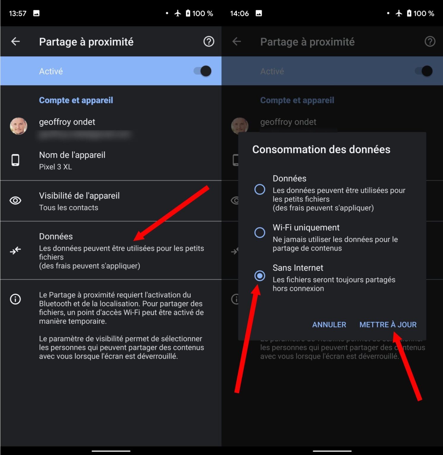 Nearby Share : comment activer et utiliser le Partage à proximité sur ...