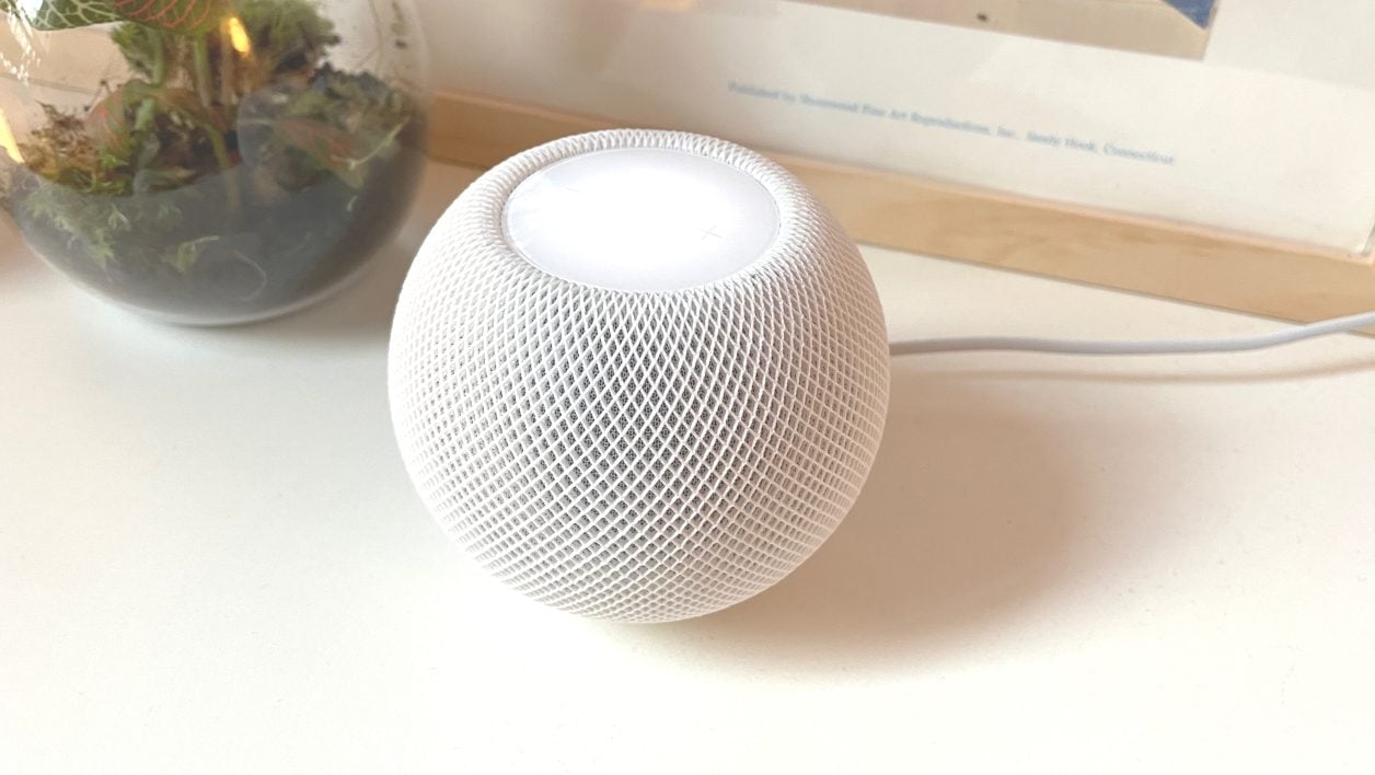 Le HomePod mini est décliné en deux couleurs