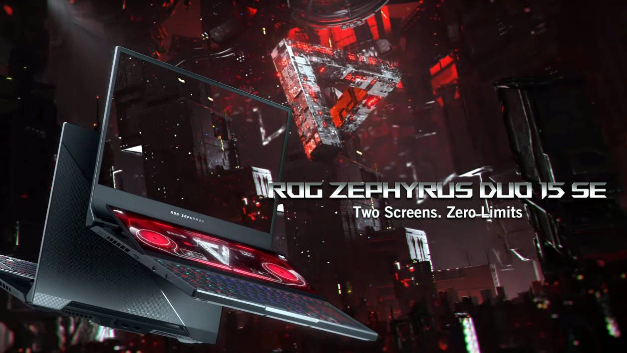 Le nouveau ROG Zephyrus Duo 15 SE est le leader des ordinateurs portables  de gaming à deux écrans de nouvelle génération