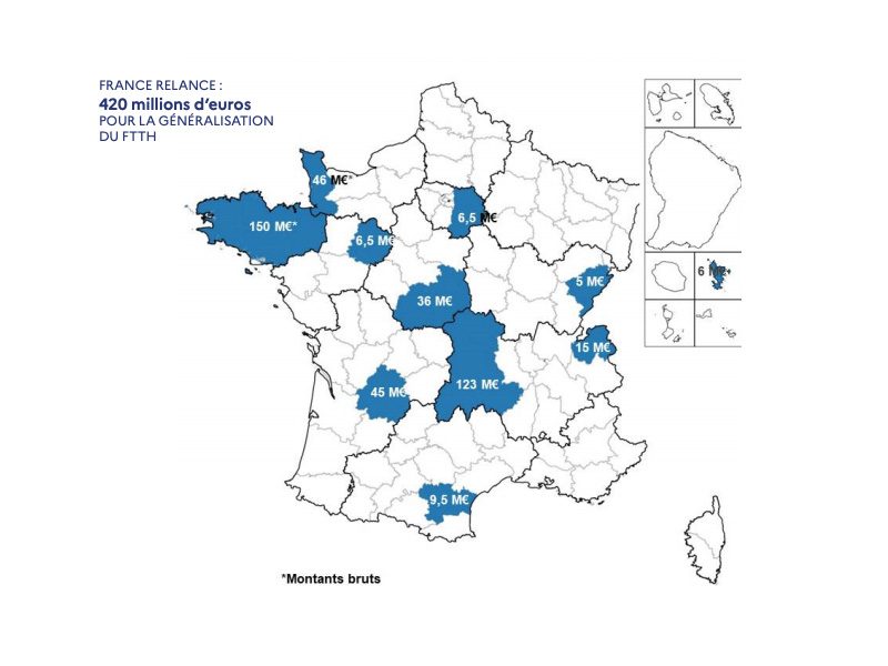 Les territoires ruraux concernés par la rallonge. 