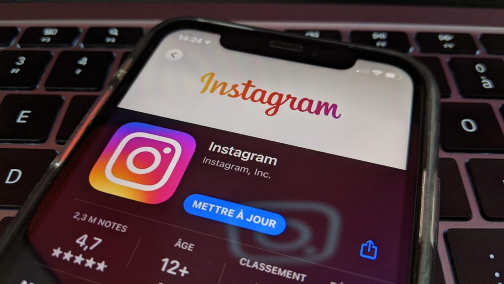 Instagram mise à jour