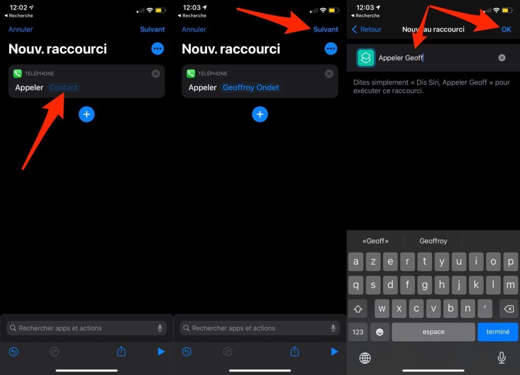 iPhone : comment créer un bouton pour appeler ou envoyer un message