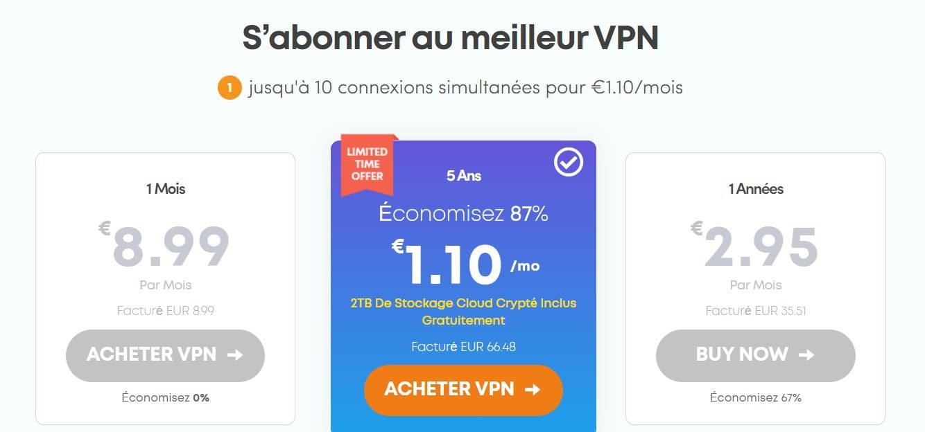 Bon plan VPN : 87% de promotion sur l’offre IvacyVPN pendant 5 ans (durée limitée) 