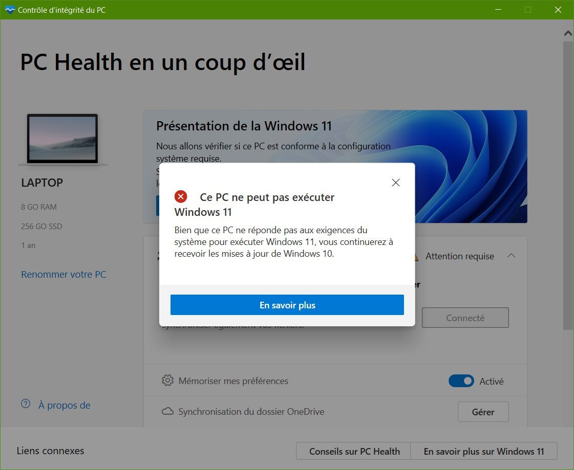 Votre ordinateur sera-t-il compatible avec Windows 11 ? 