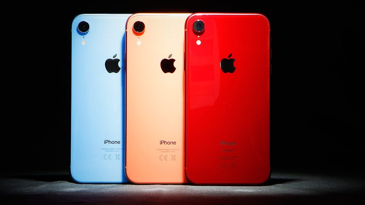 L'iPhone XR de dos