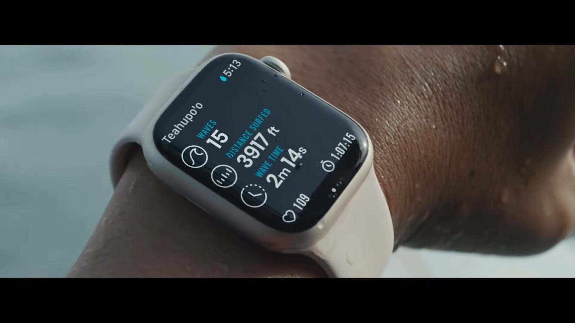 L'écran de l'Apple Watch Series 7 est 70% plus lumineux en extérieur. 