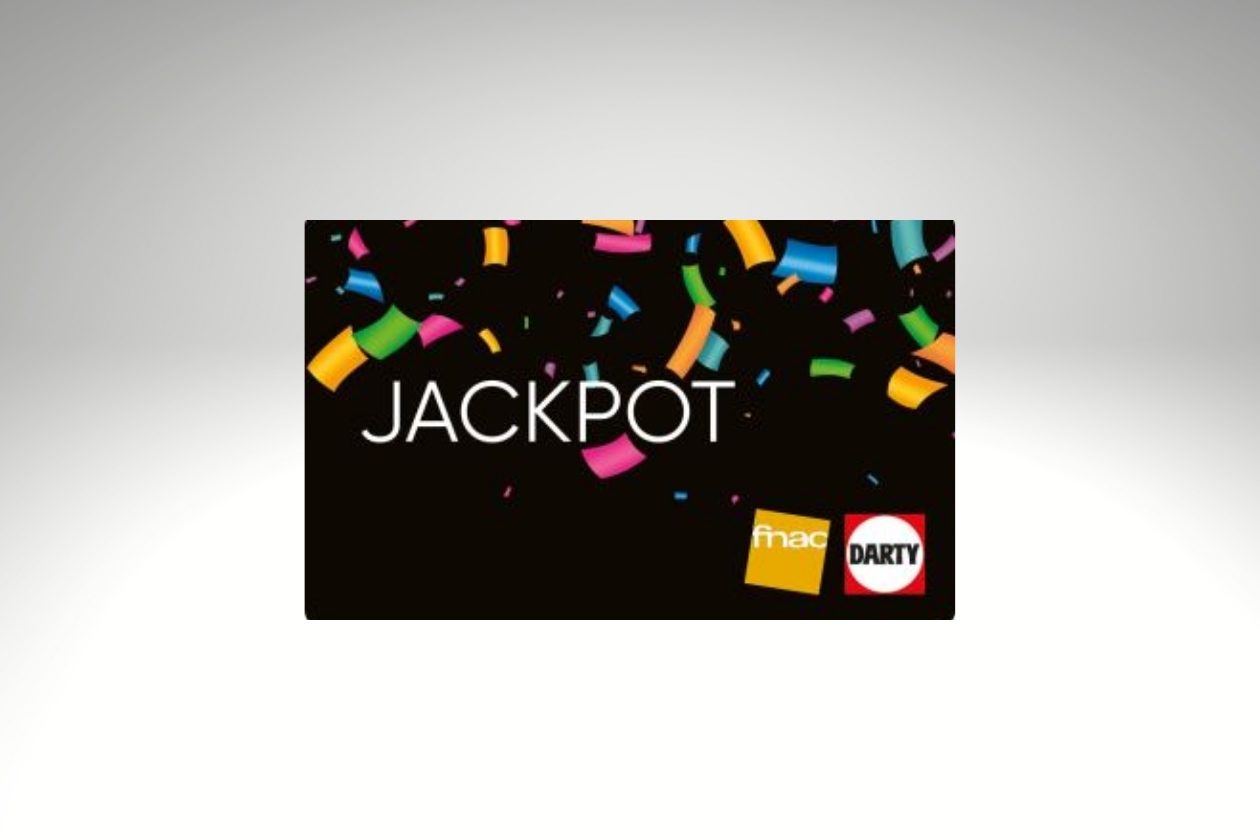 E-carte cadeau Fnac Jackpot d'une valeur de 60€ pour 50€, et 150€ pour 130€  (valable jusqu'au 31 janvier 2022) –