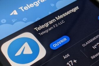 L'application Telegram sur le store