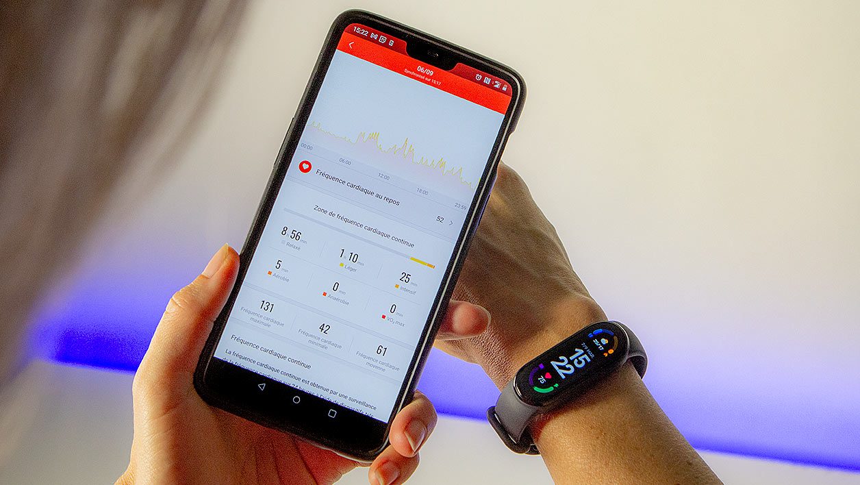 L'application Mi Fit. 
