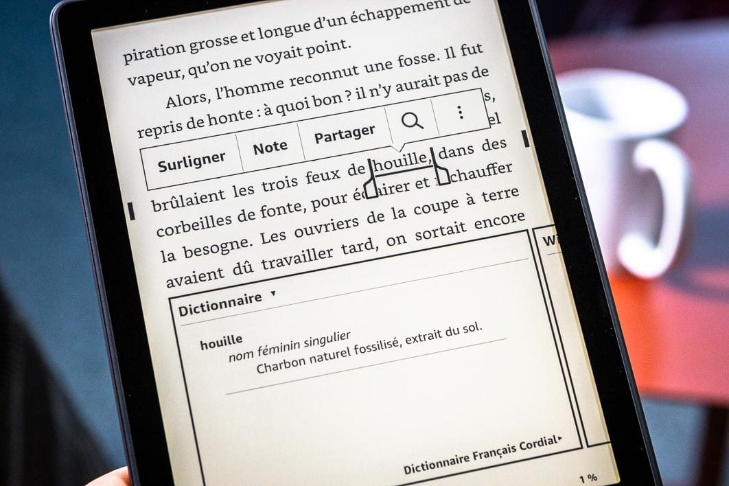 Mode d'emploi de la liseuse Kindle