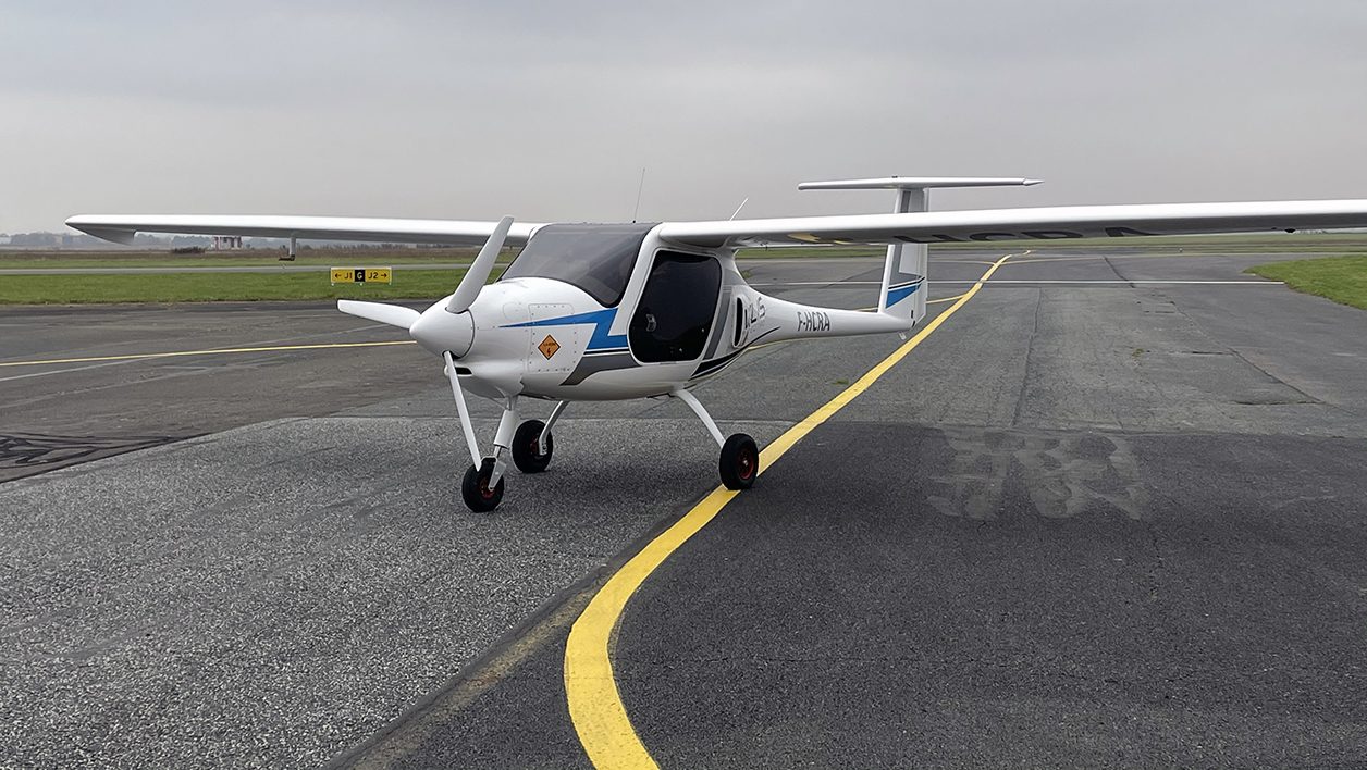 L'avion électrique Pipistrel.