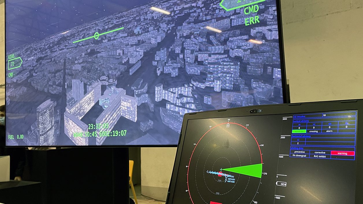 Le système de détection et d'évitement de Thales. 