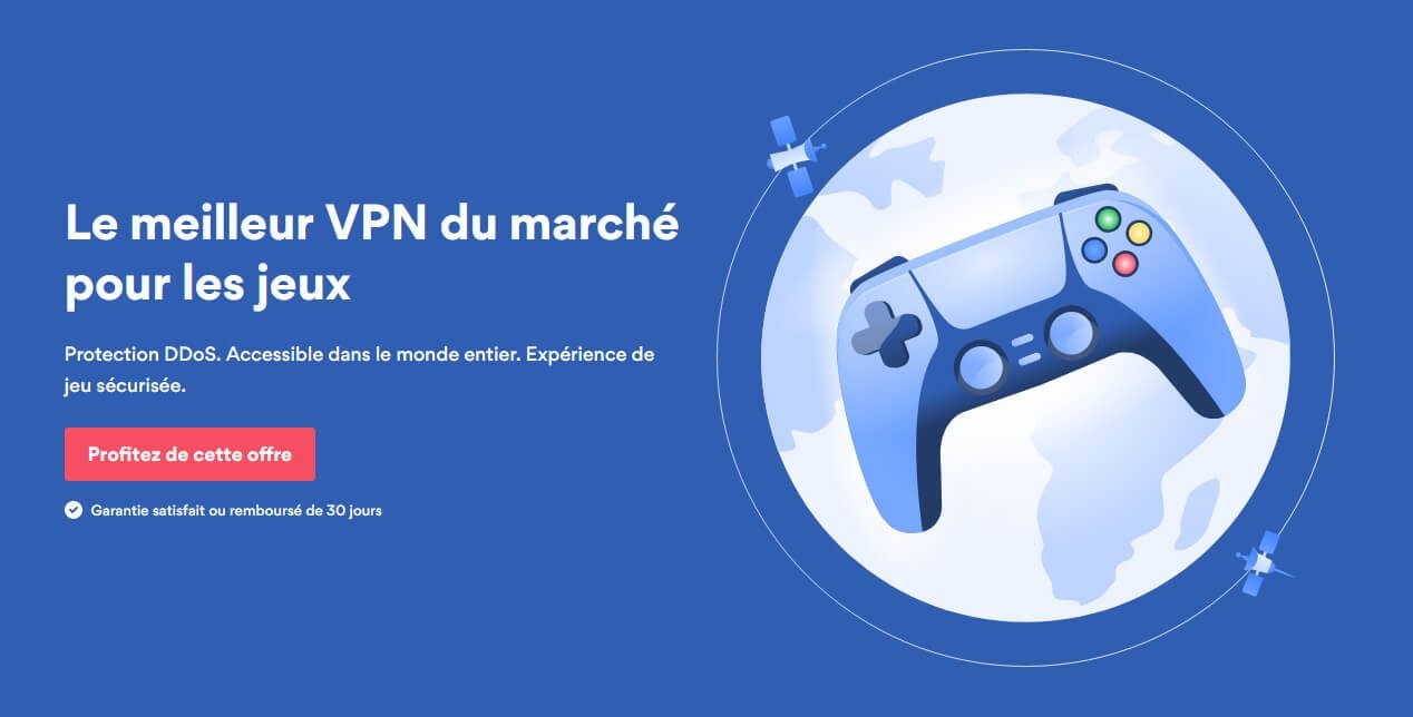 NordVPN jeu en ligne