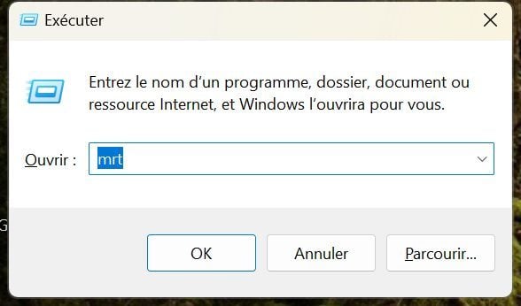 exécuter windows