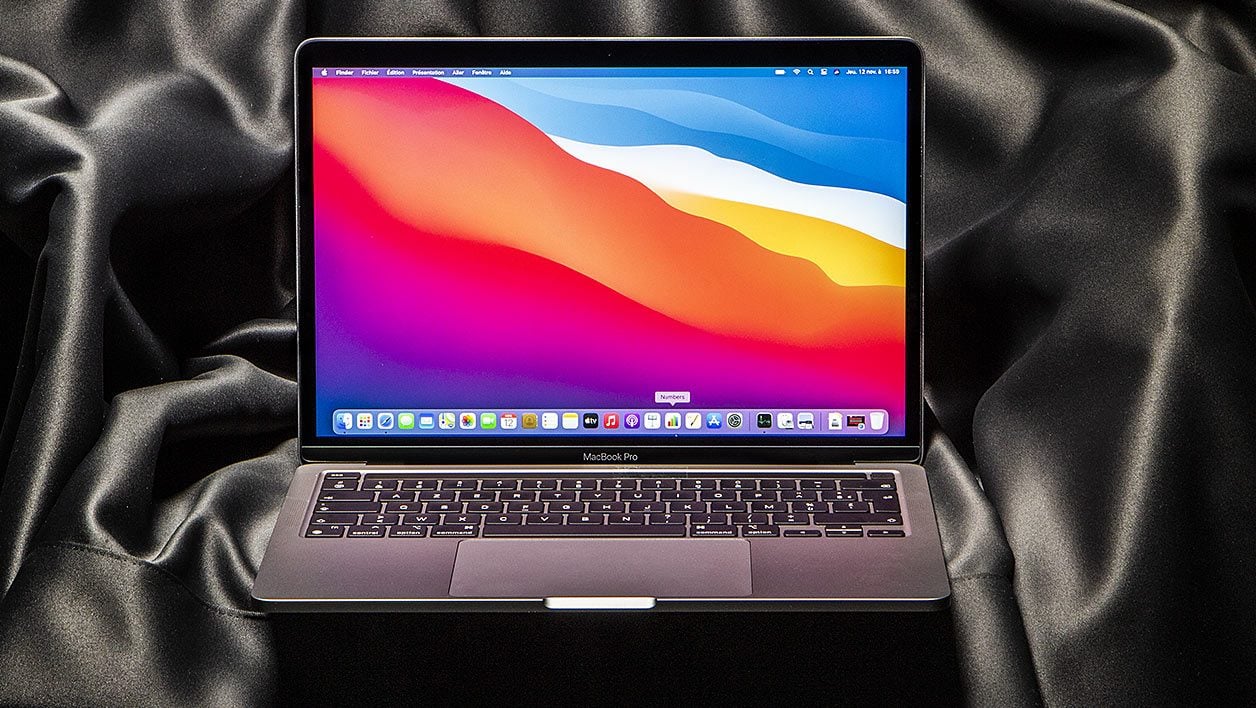 Le MacBook Pro 13 pouces 2022, équipé d'un M1.