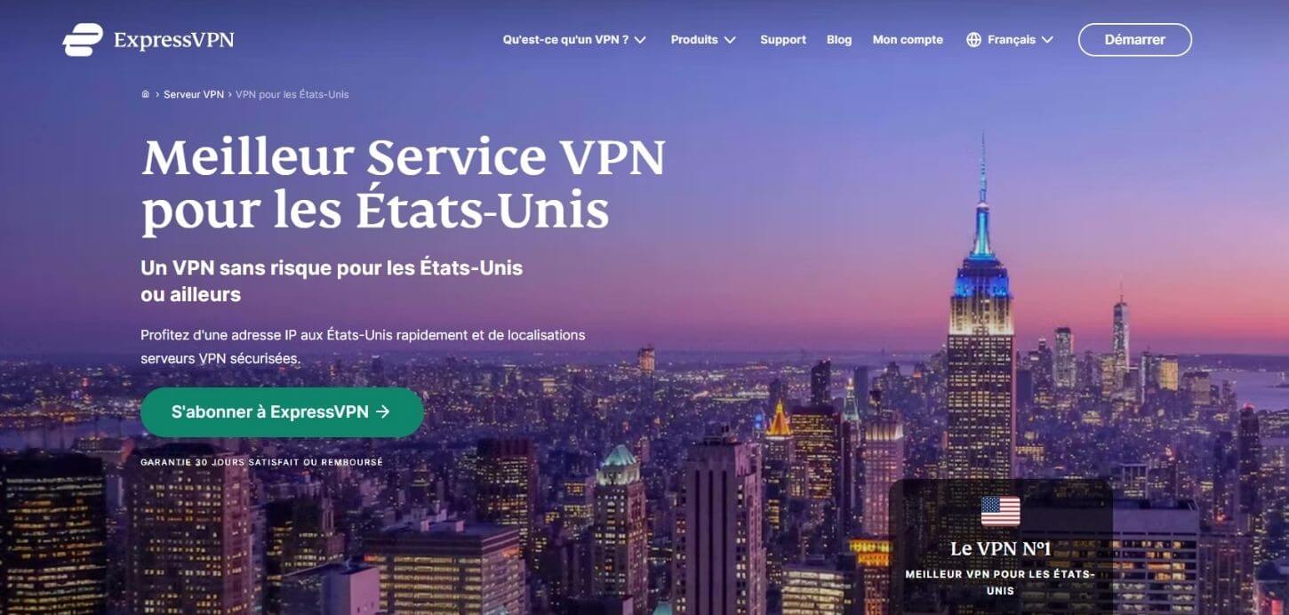 ExpressVPN États-Unis