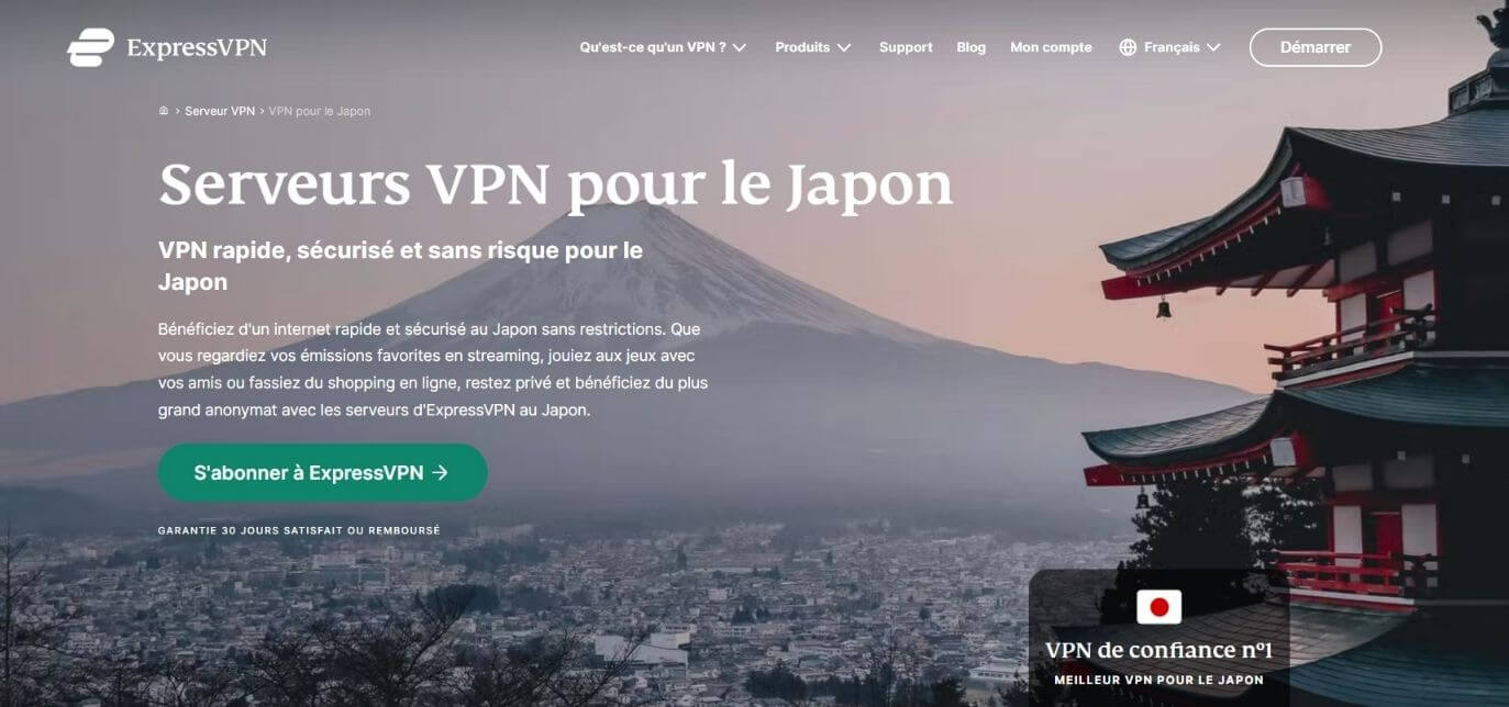 ExpressVPN Japon