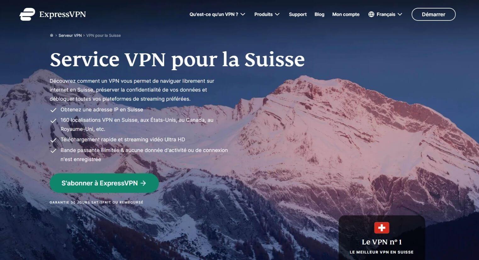 ExpressVPN Suisse