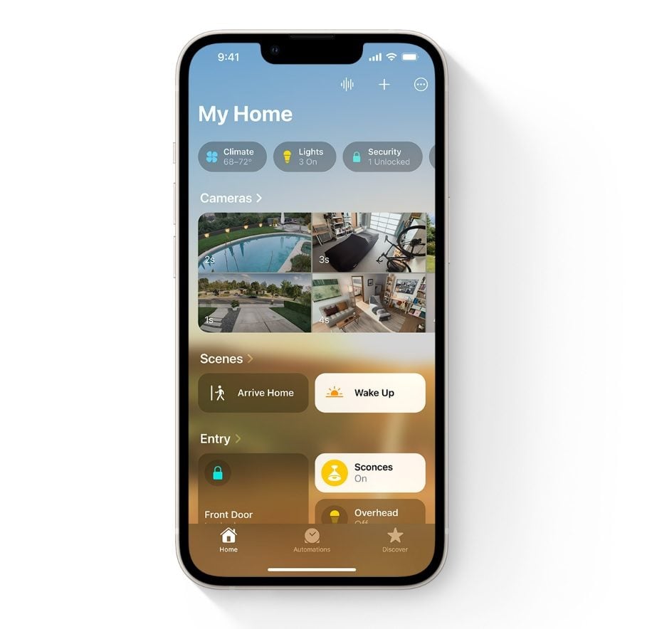 La nouvelle appli Maison d'iOS 16