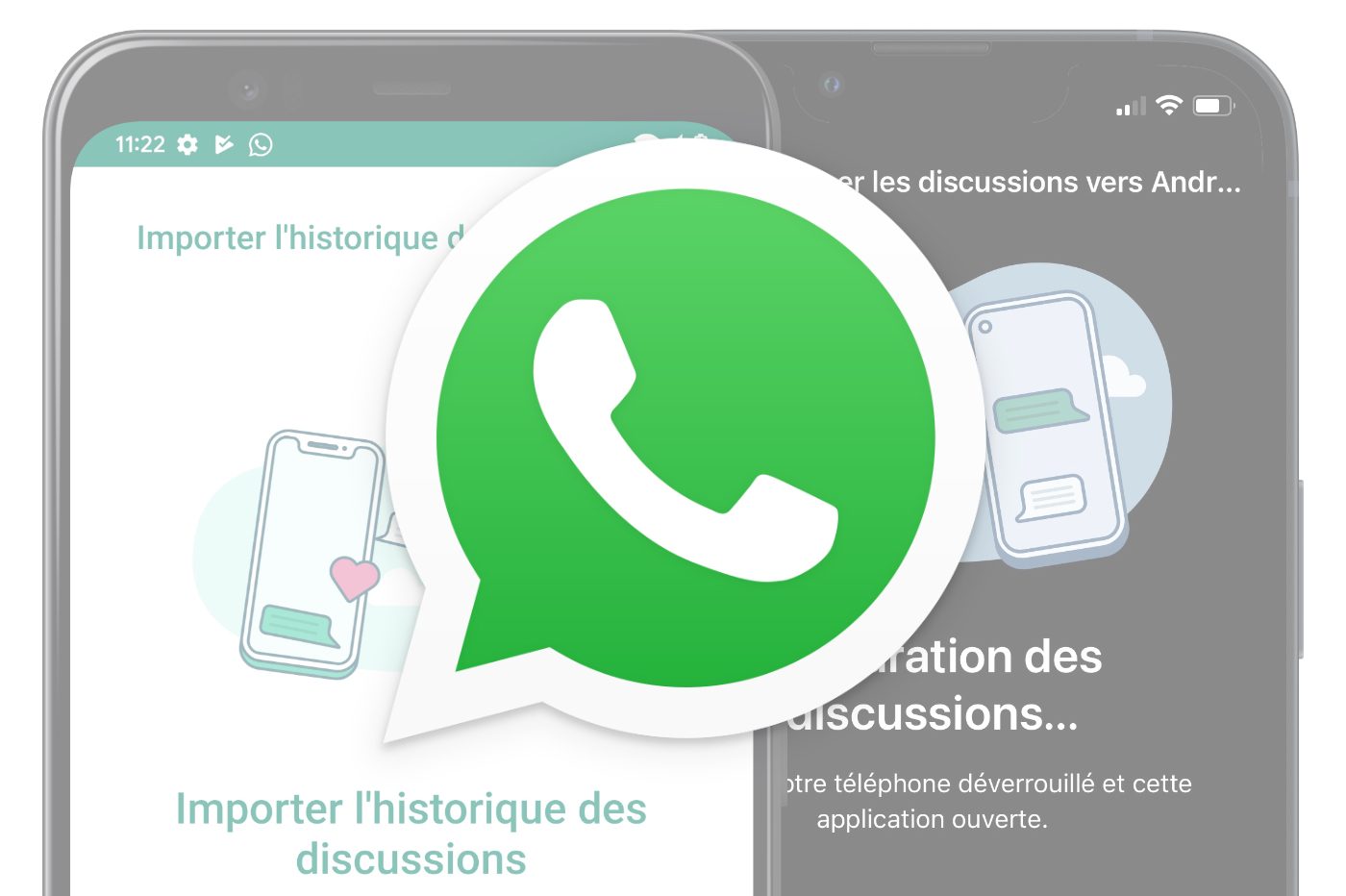 Transfert conversations WhatsApp