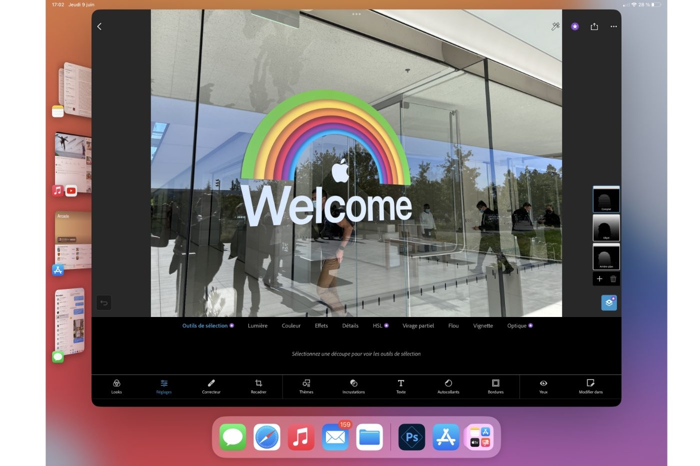 Stage Manager, dans la première bêta d'iPadOS 16.