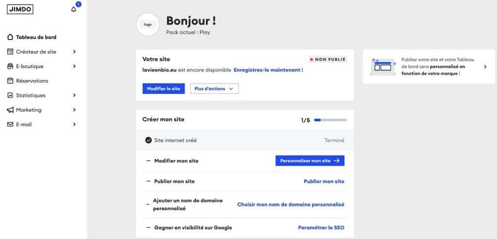 Avis sur Jimdo : notre revue 2025 avec un TEST complet