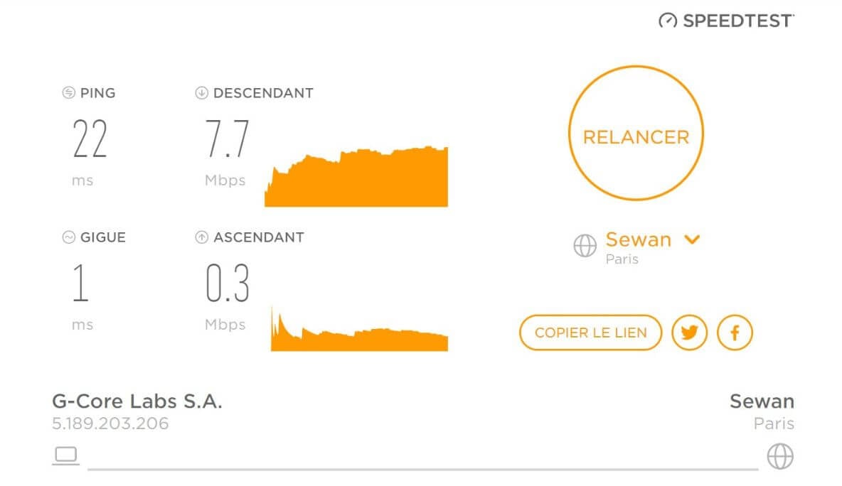 Test de connexion avec Bitdefender à Paris