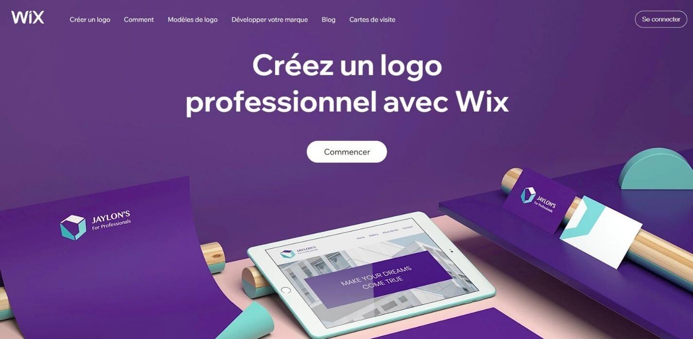 Créateur de logo Wix