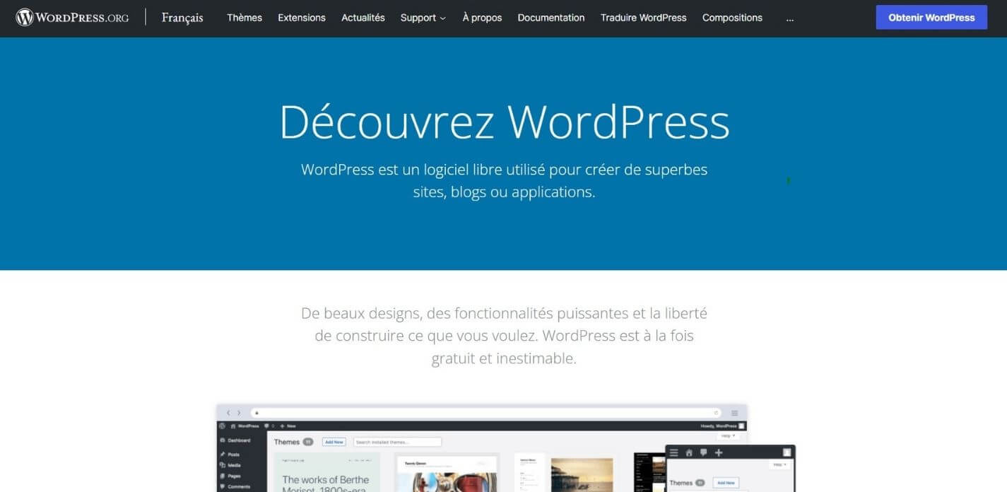 WordPress pour créer un blog gratuit