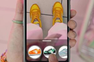 amazon chaussures réalité augmentée