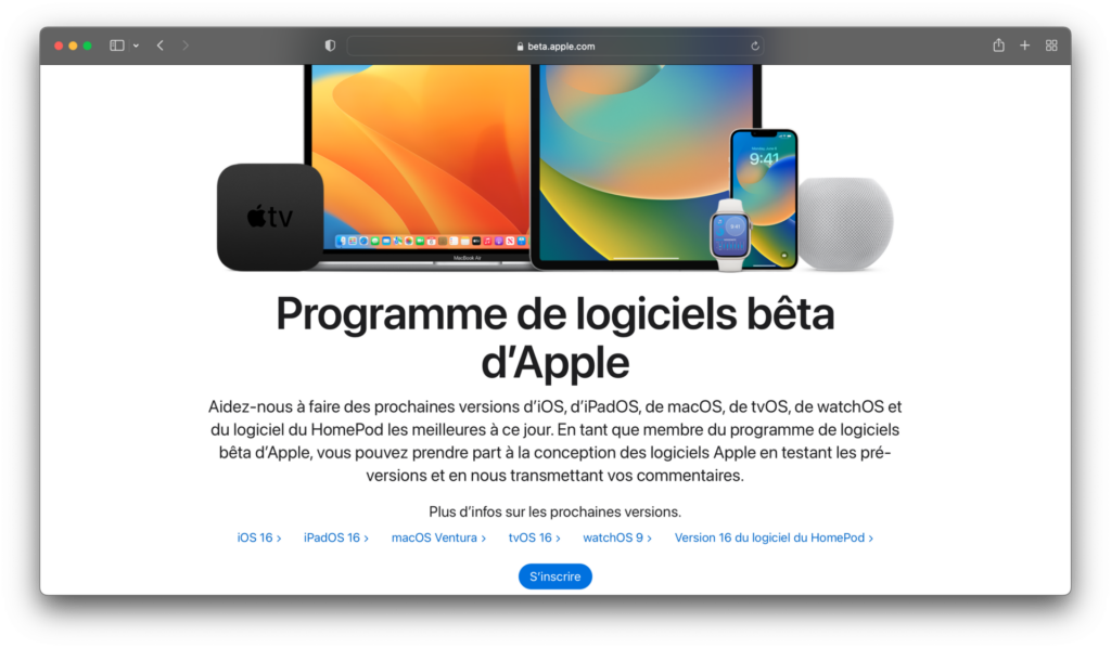 bêta publique macOS Ventura