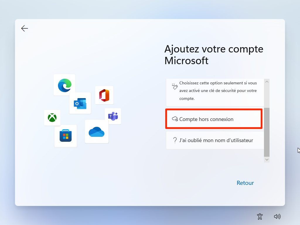 Windows 11 compte local