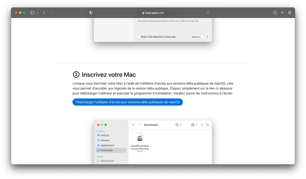 bêta publique macOS Ventura