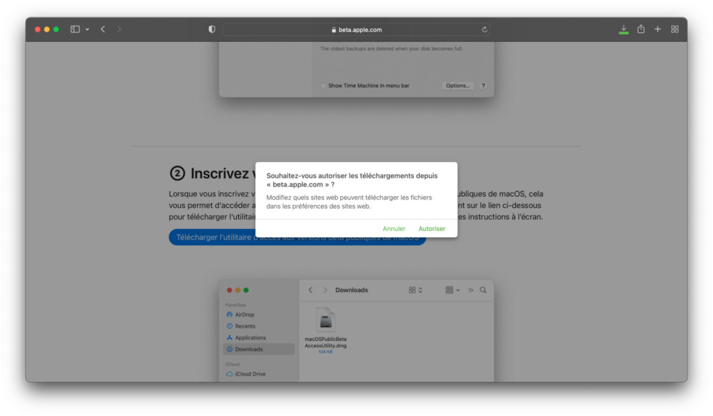 bêta publique macOS Ventura