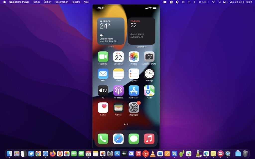 iOS mirroring mac