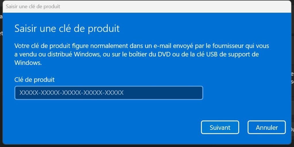 Mise à niveau Windows 11 Pro