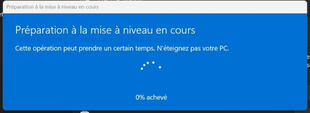 Mise à niveau Windows 11 Pro