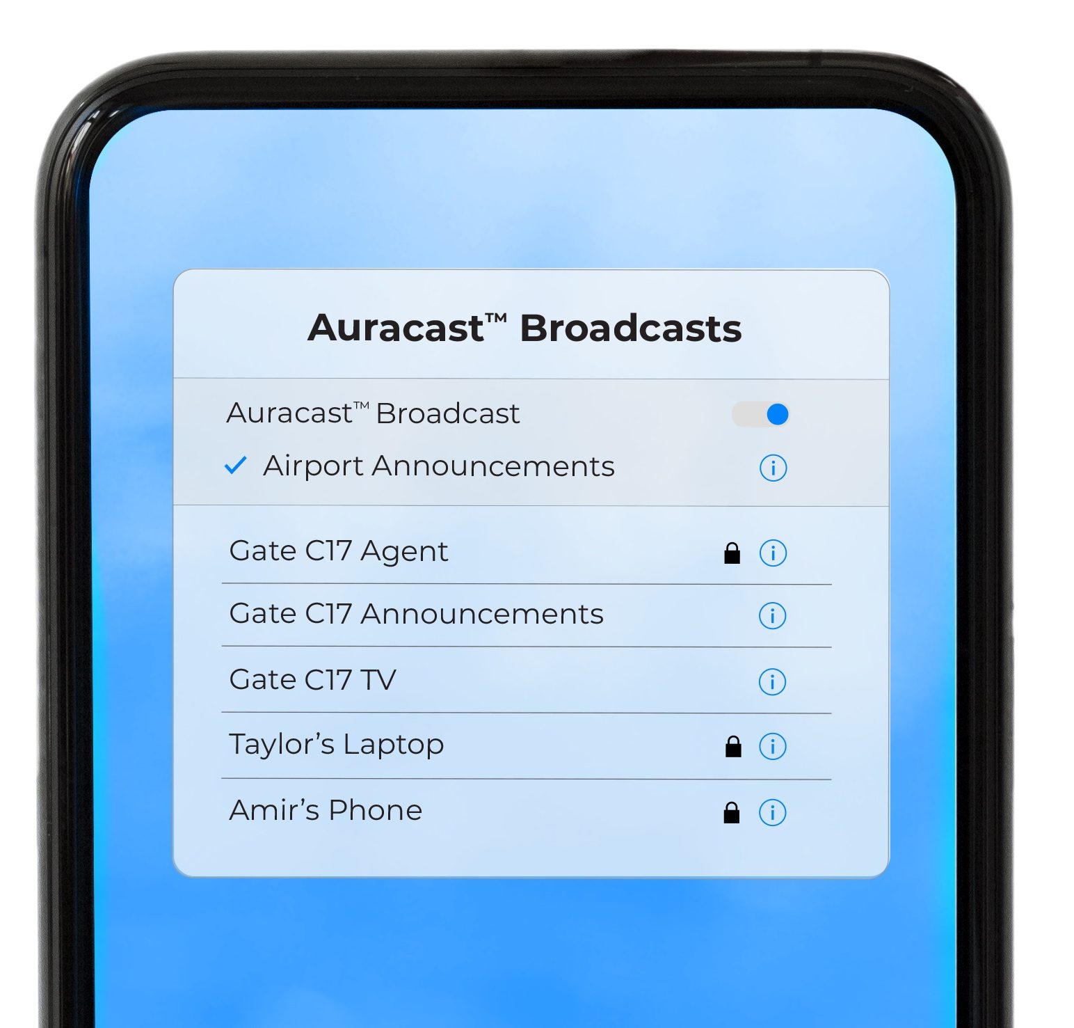 Auracast broadcast