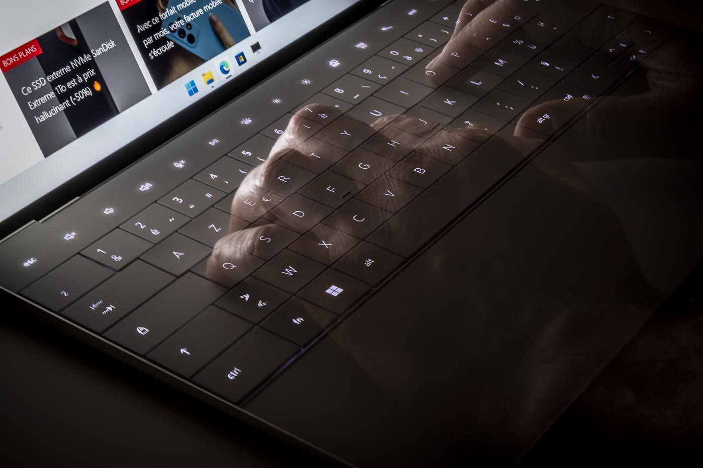 Le clavier du Dell XPS 13 Plus fait partie des meilleurs que nous ayons eu sous les doigts.