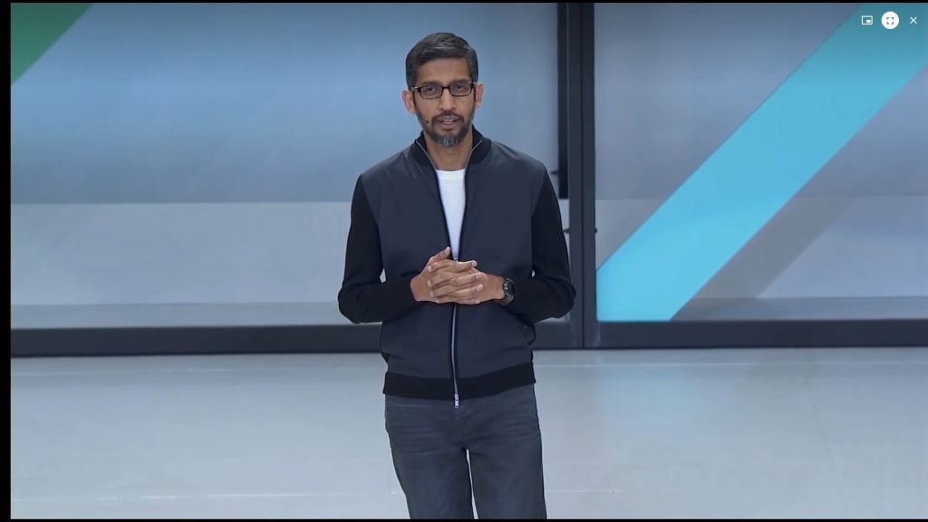 Sundar Pichai à la Google I/O 2017