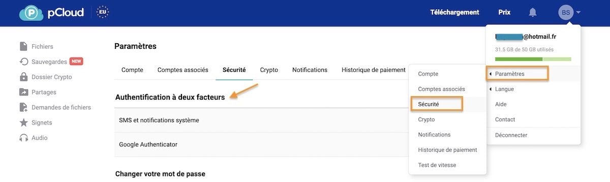 Securite-compte-sur-pCloud