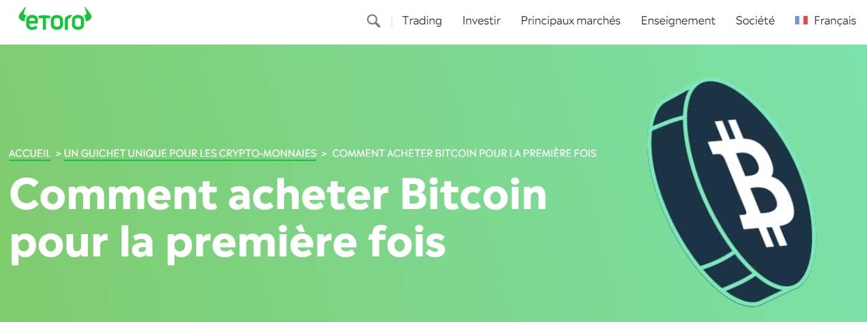 acheter bitcoin etoro