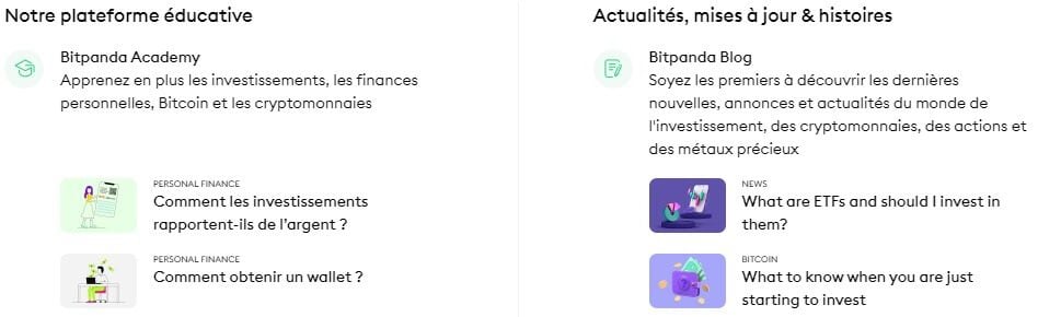 apprentissage Bitpanda