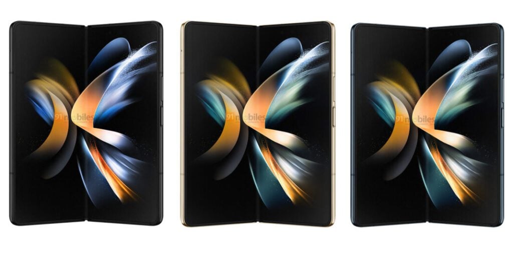 samsung galaxy z fold 4 rendu