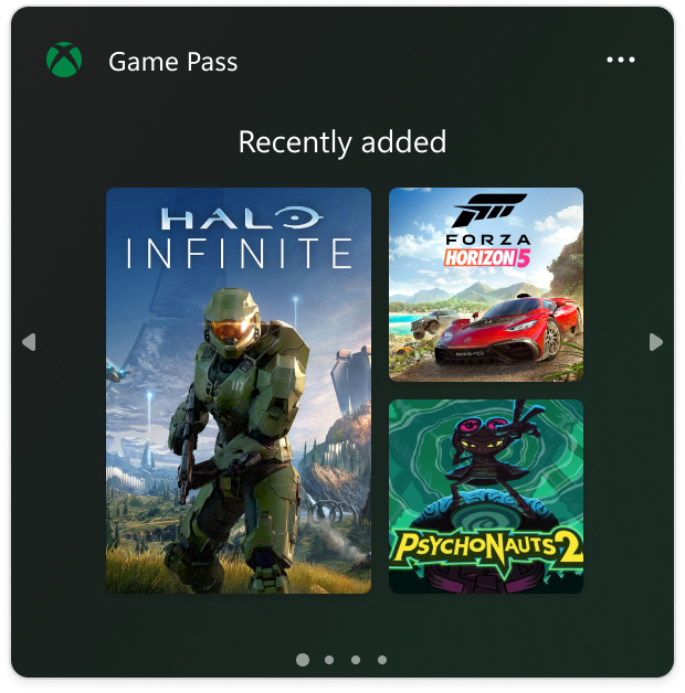 Widget Game Pass Windows 11
