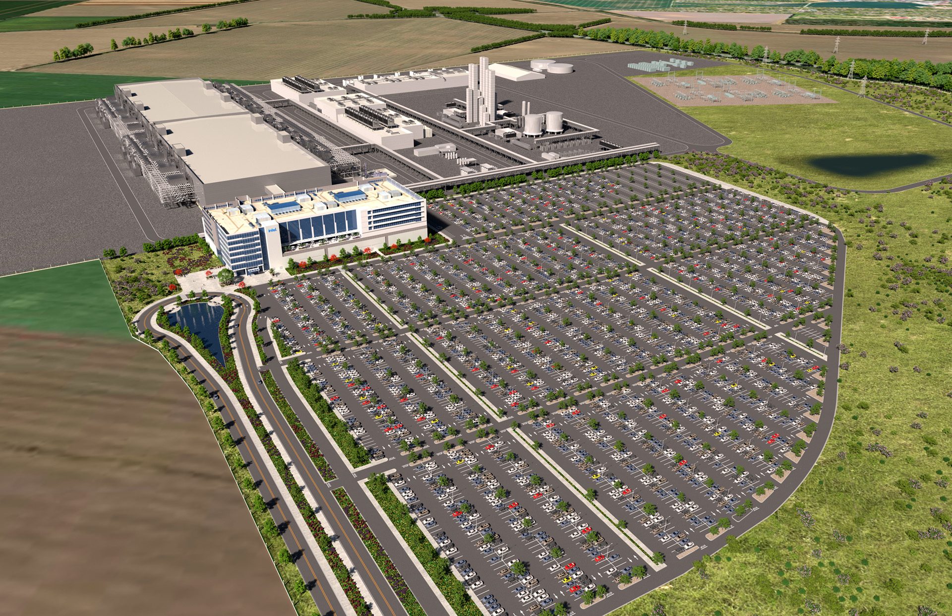 Nouvelle usine Intel à Magdeburg