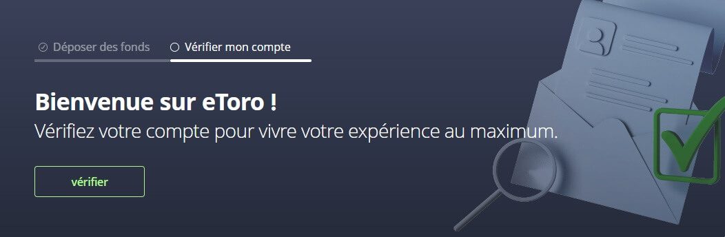 vérification compte etoro