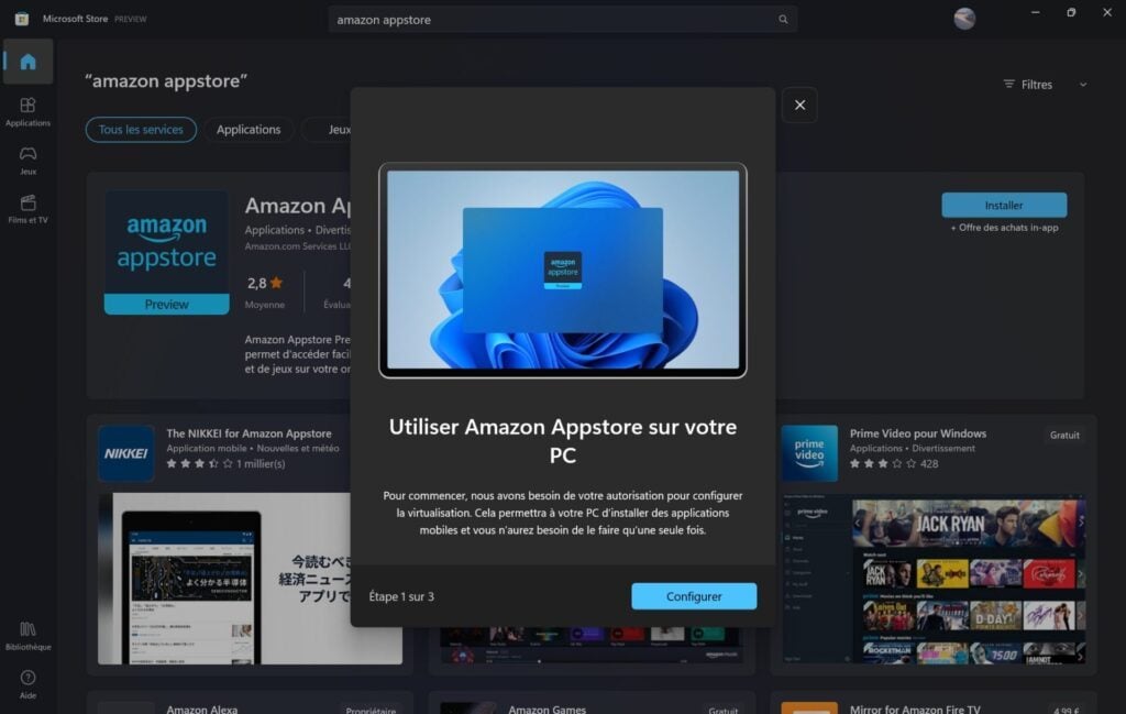 Amazon appstore Windows 11