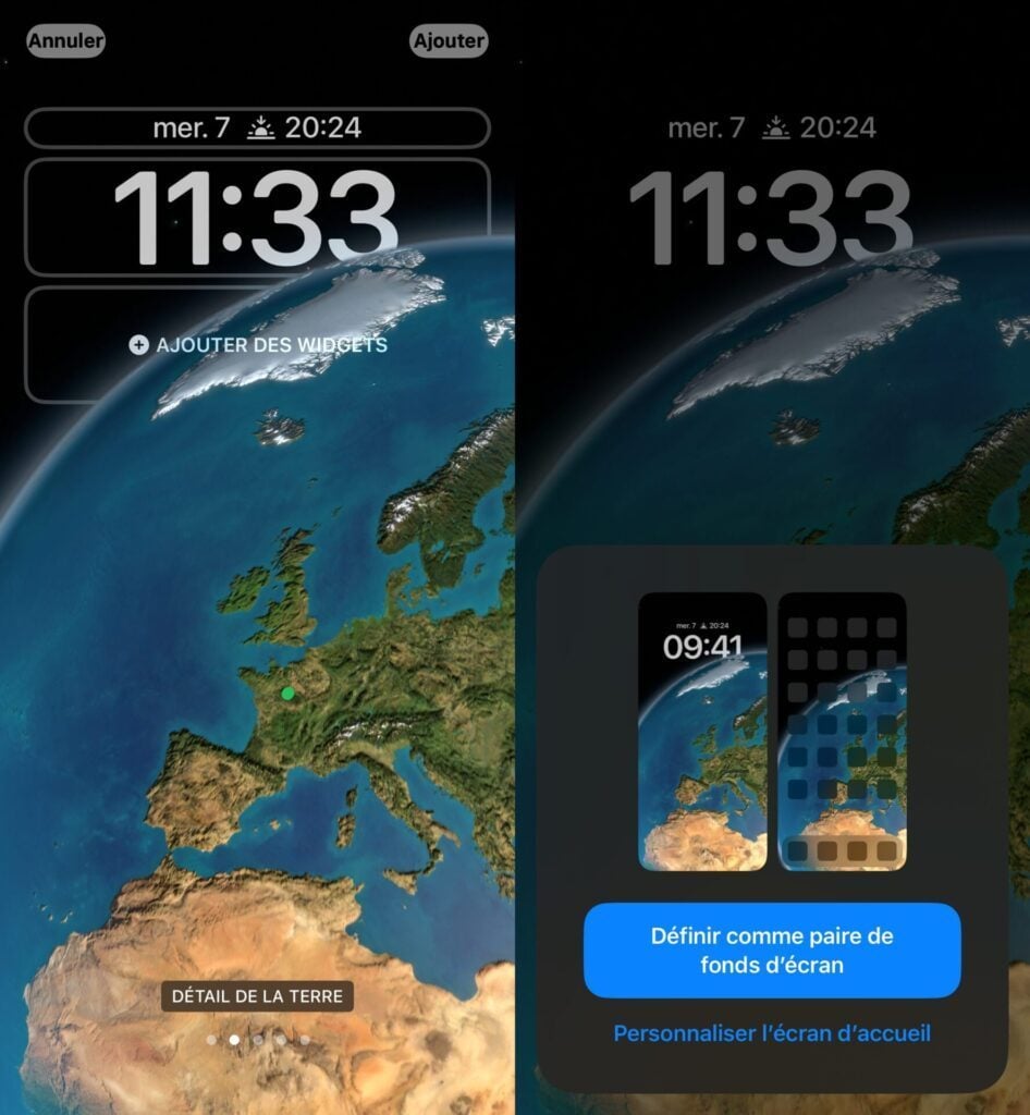 iOS 16 écran de verrouillage